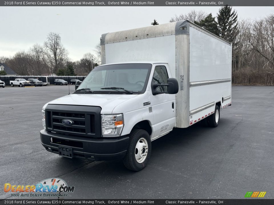 2018 Ford E Series Cutaway E350 Commercial Moving Truck Oxford White / Medium Flint Photo #1