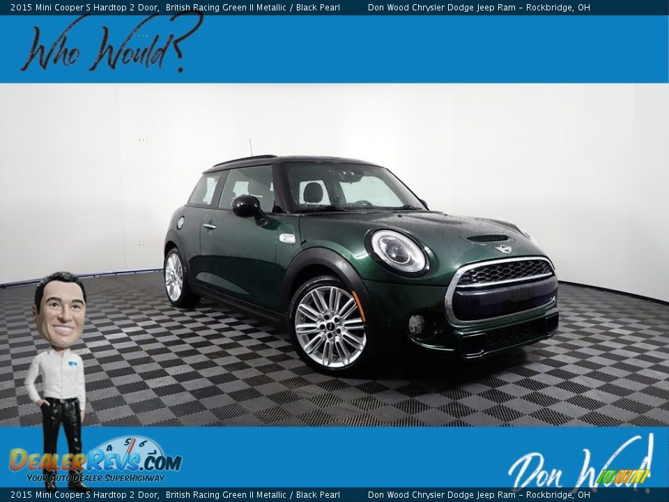 2015 Mini Cooper S Hardtop 2 Door British Racing Green II Metallic / Black Pearl Photo #1