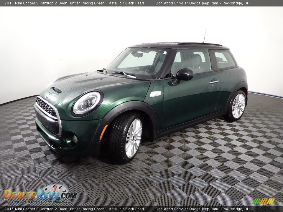 2015 Mini Cooper S Hardtop 2 Door British Racing Green II Metallic / Black Pearl Photo #4