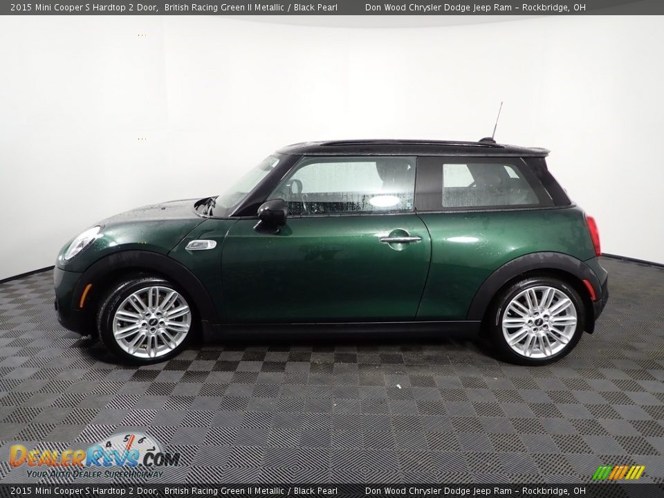 2015 Mini Cooper S Hardtop 2 Door British Racing Green II Metallic / Black Pearl Photo #5