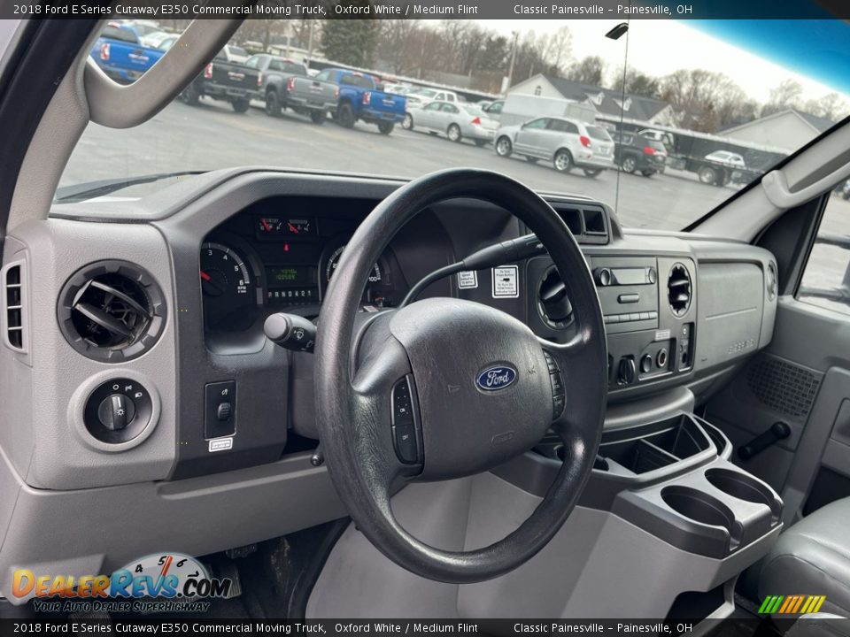 Dashboard of 2018 Ford E Series Cutaway E350 Commercial Moving Truck Photo #2