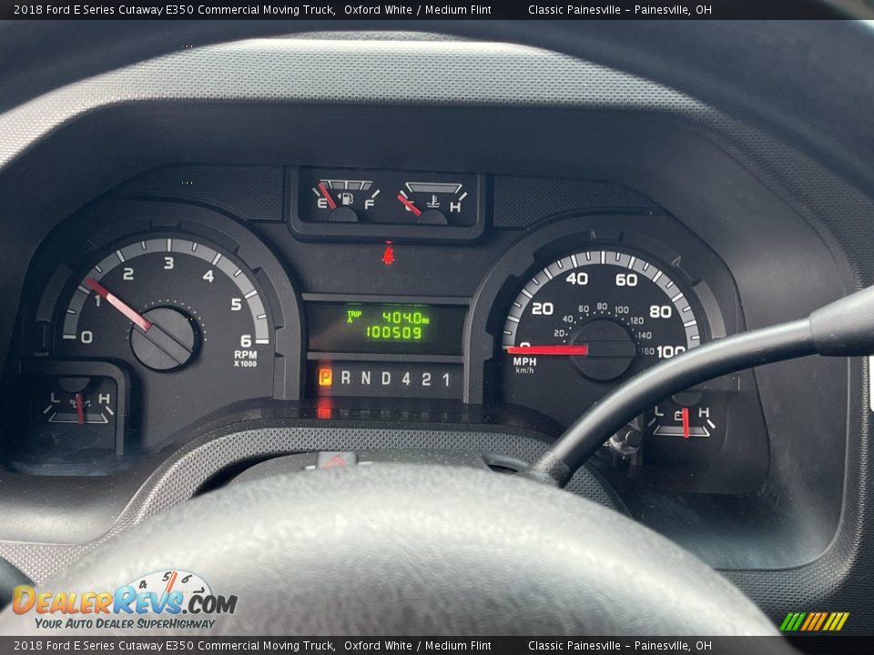 2018 Ford E Series Cutaway E350 Commercial Moving Truck Gauges Photo #3