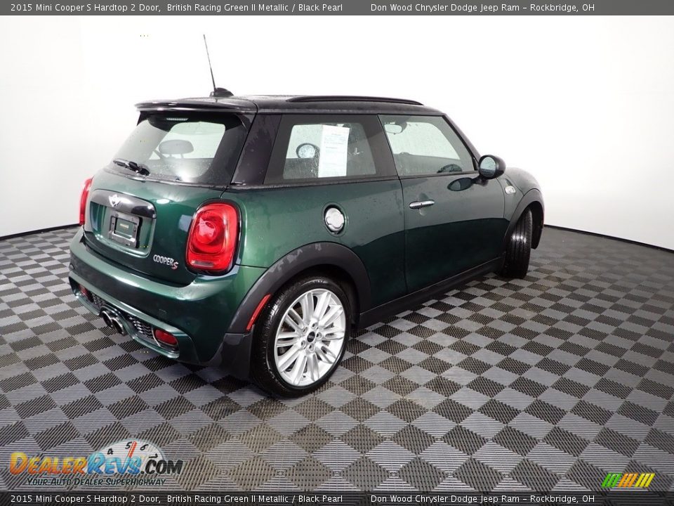 2015 Mini Cooper S Hardtop 2 Door British Racing Green II Metallic / Black Pearl Photo #10