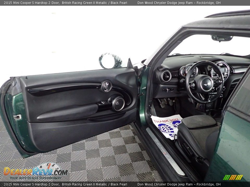 2015 Mini Cooper S Hardtop 2 Door British Racing Green II Metallic / Black Pearl Photo #11