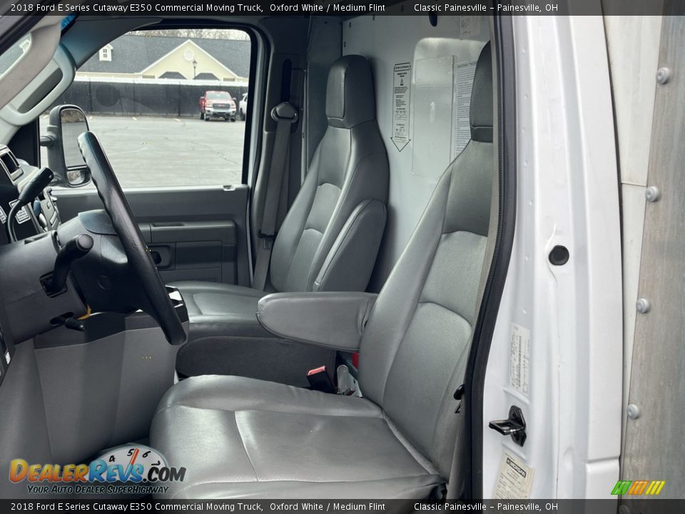 Front Seat of 2018 Ford E Series Cutaway E350 Commercial Moving Truck Photo #8
