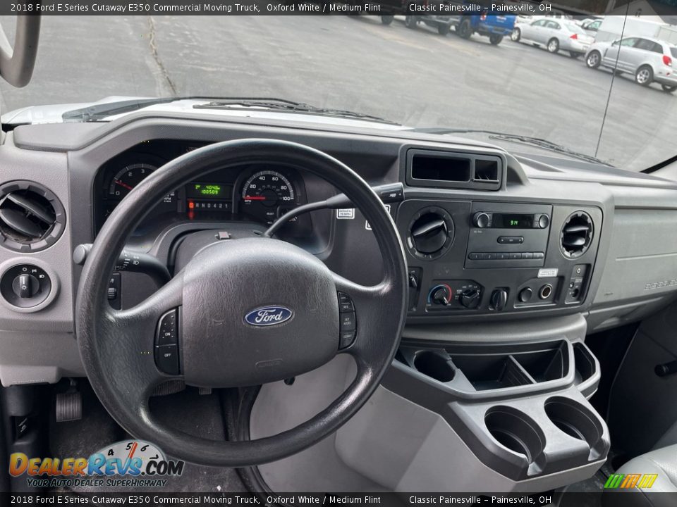 Dashboard of 2018 Ford E Series Cutaway E350 Commercial Moving Truck Photo #9