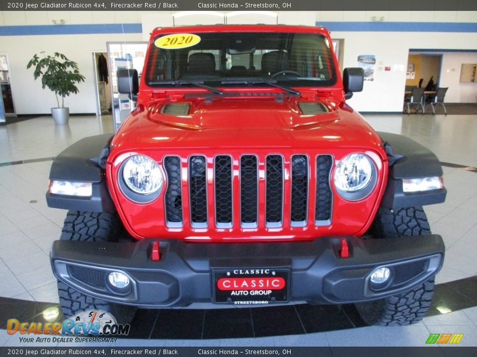 2020 Jeep Gladiator Rubicon 4x4 Firecracker Red / Black Photo #2