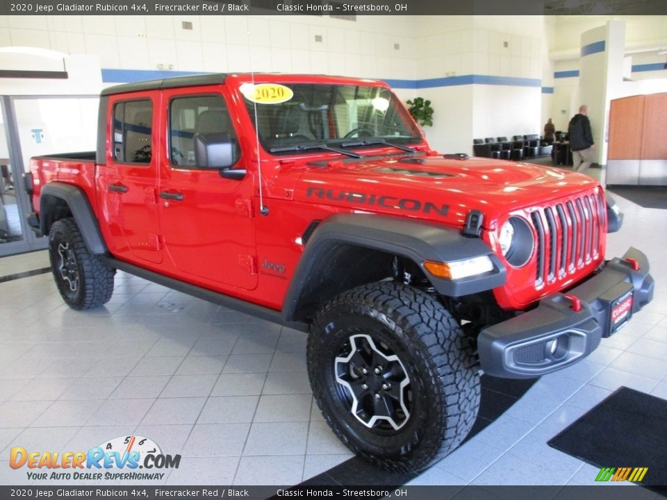 2020 Jeep Gladiator Rubicon 4x4 Firecracker Red / Black Photo #3