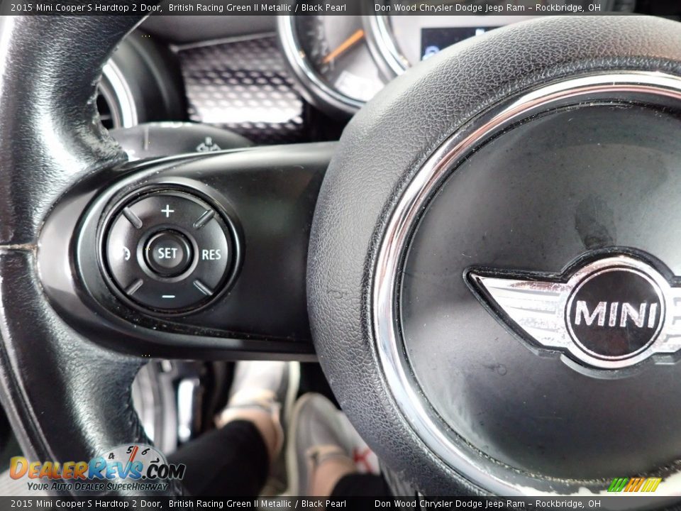 2015 Mini Cooper S Hardtop 2 Door British Racing Green II Metallic / Black Pearl Photo #16