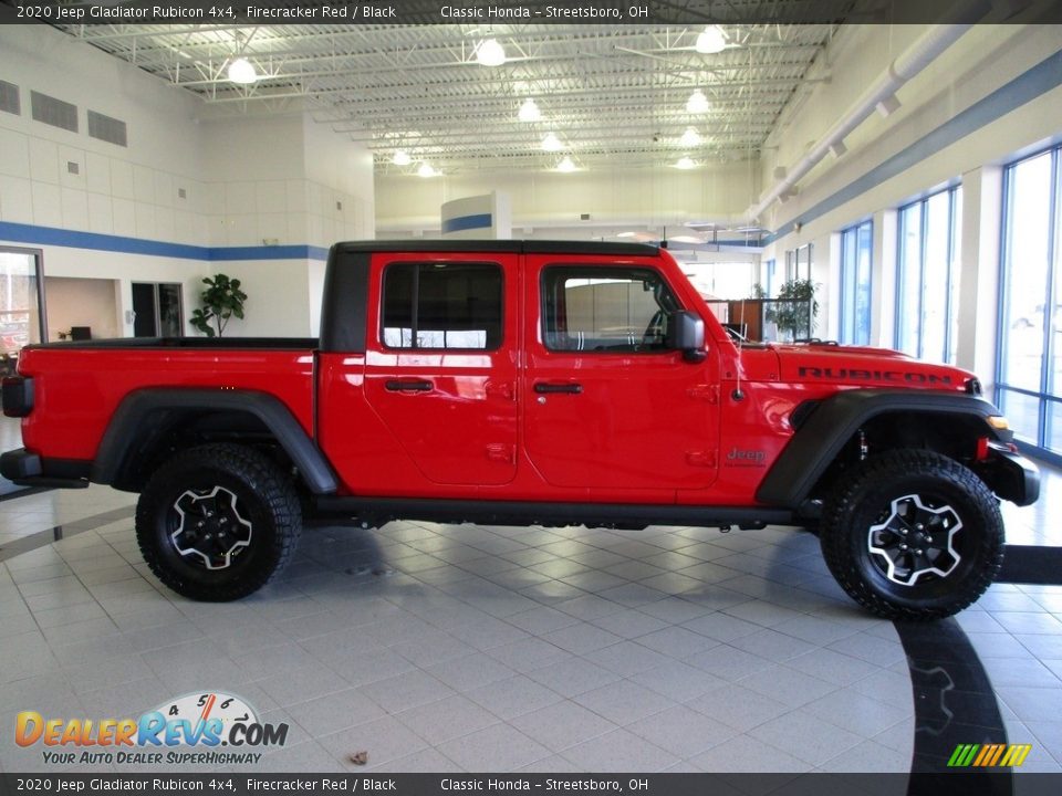 2020 Jeep Gladiator Rubicon 4x4 Firecracker Red / Black Photo #4