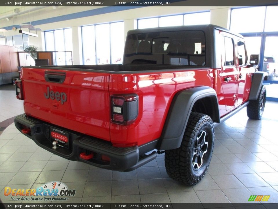 2020 Jeep Gladiator Rubicon 4x4 Firecracker Red / Black Photo #8