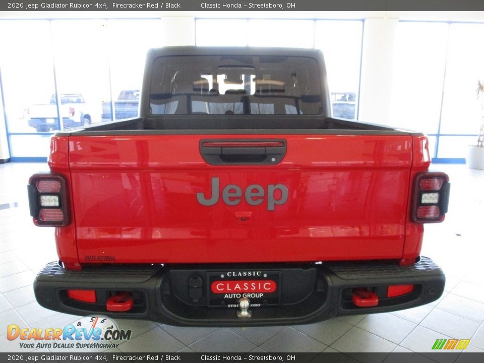2020 Jeep Gladiator Rubicon 4x4 Firecracker Red / Black Photo #9