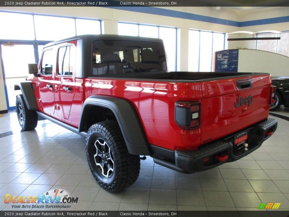 2020 Jeep Gladiator Rubicon 4x4 Firecracker Red / Black Photo #10