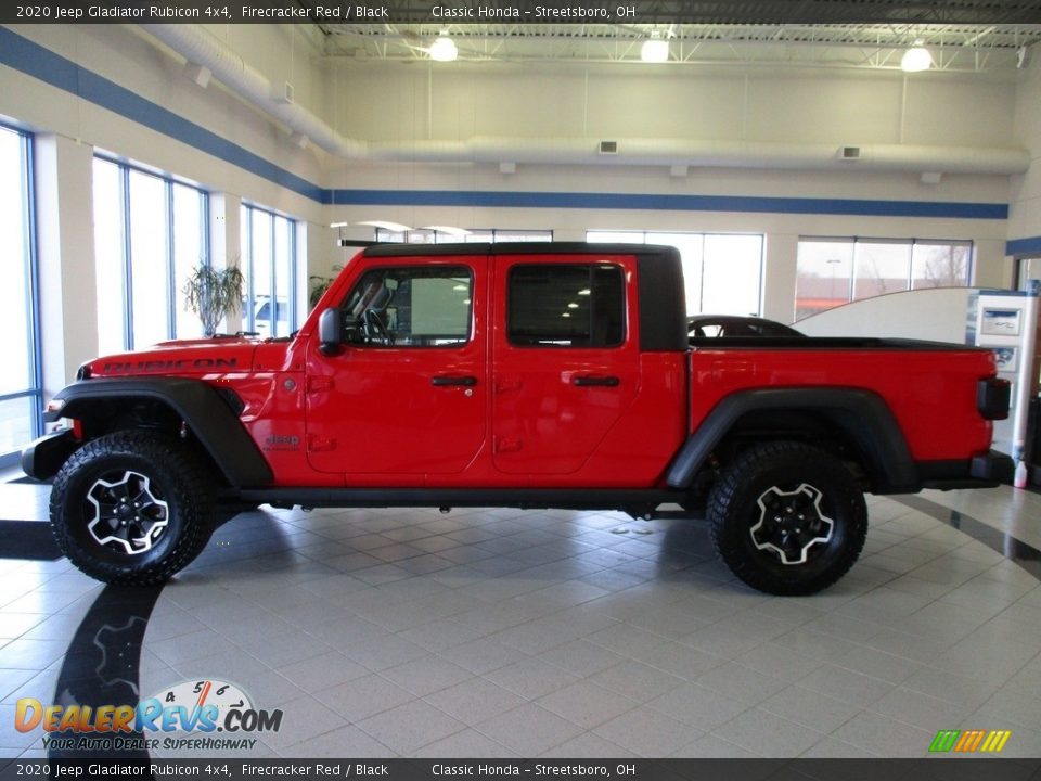 2020 Jeep Gladiator Rubicon 4x4 Firecracker Red / Black Photo #11