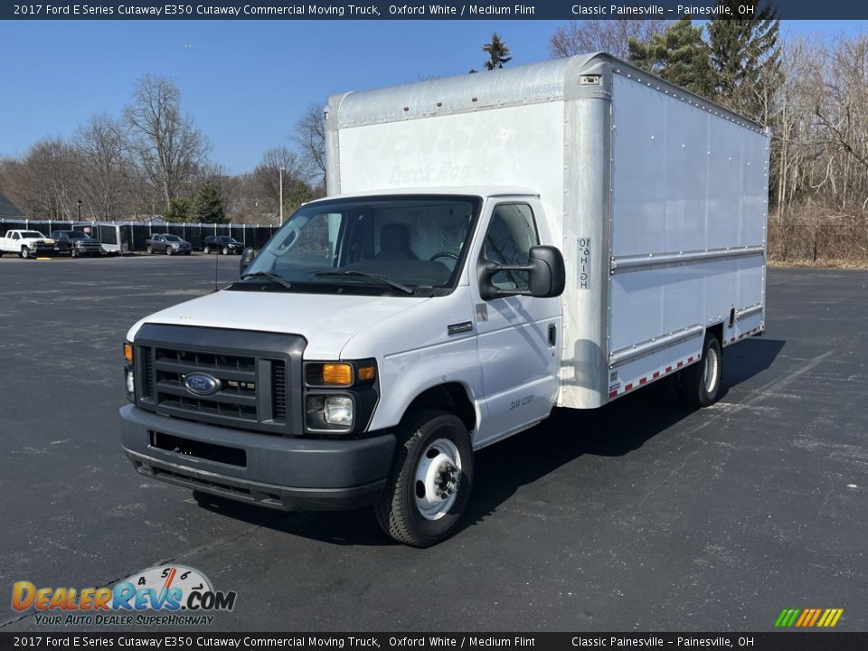 2017 Ford E Series Cutaway E350 Cutaway Commercial Moving Truck Oxford White / Medium Flint Photo #1