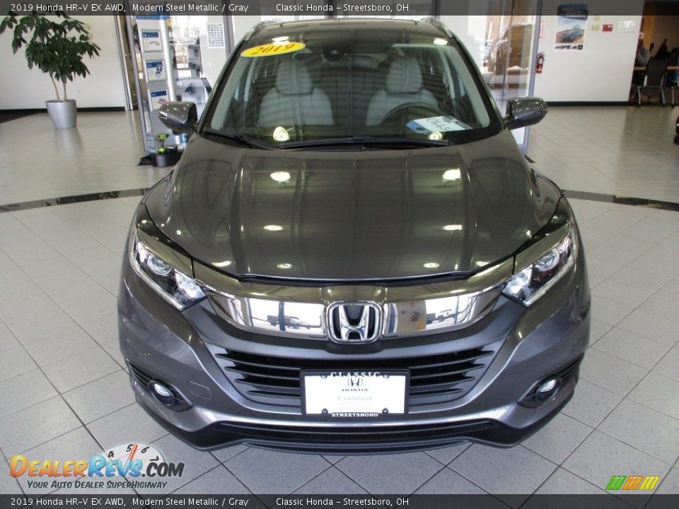 2019 Honda HR-V EX AWD Modern Steel Metallic / Gray Photo #2