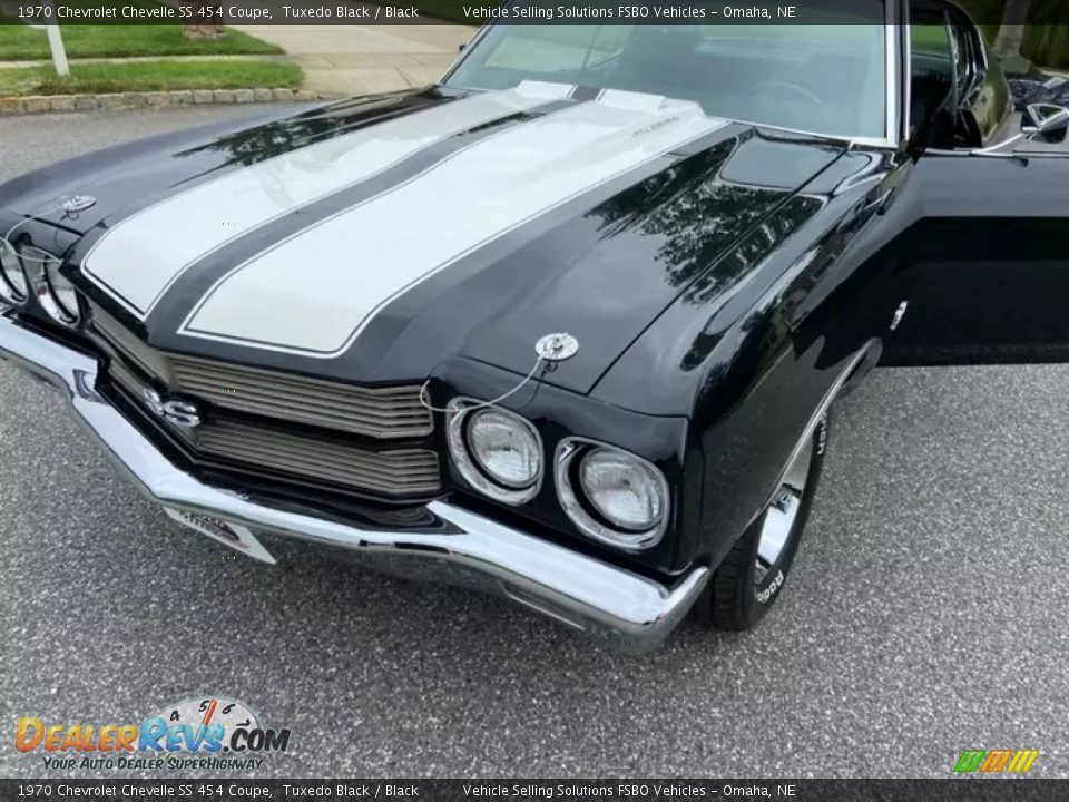 1970 Chevrolet Chevelle SS 454 Coupe Tuxedo Black / Black Photo #12