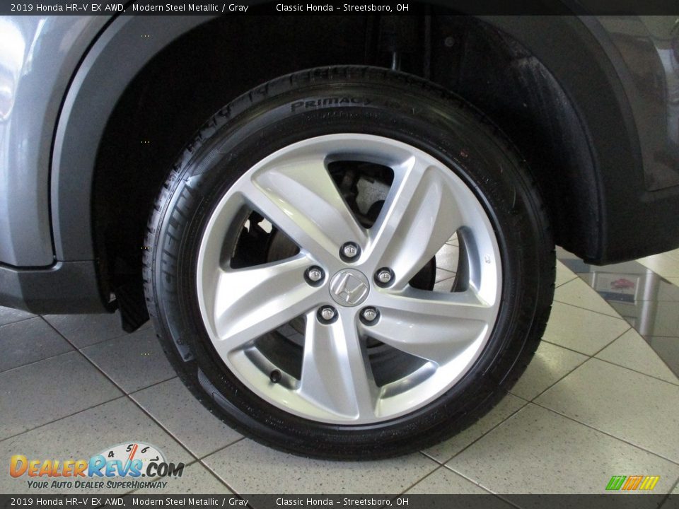 2019 Honda HR-V EX AWD Modern Steel Metallic / Gray Photo #11