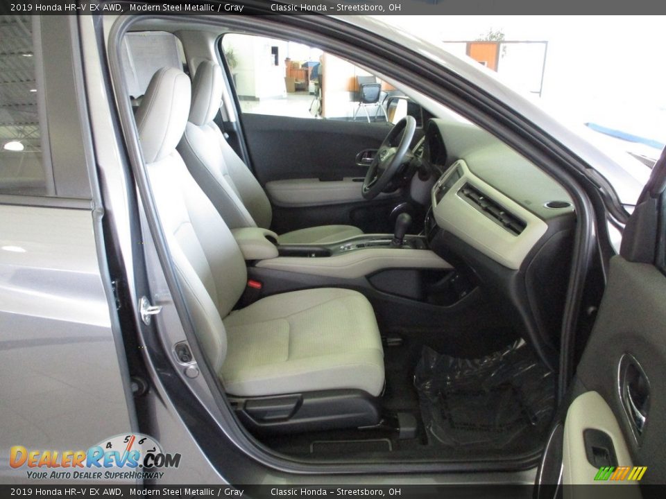 2019 Honda HR-V EX AWD Modern Steel Metallic / Gray Photo #17