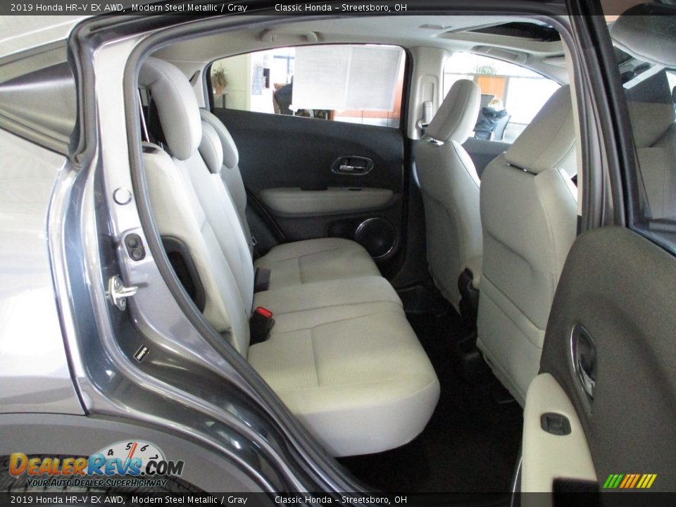 2019 Honda HR-V EX AWD Modern Steel Metallic / Gray Photo #21