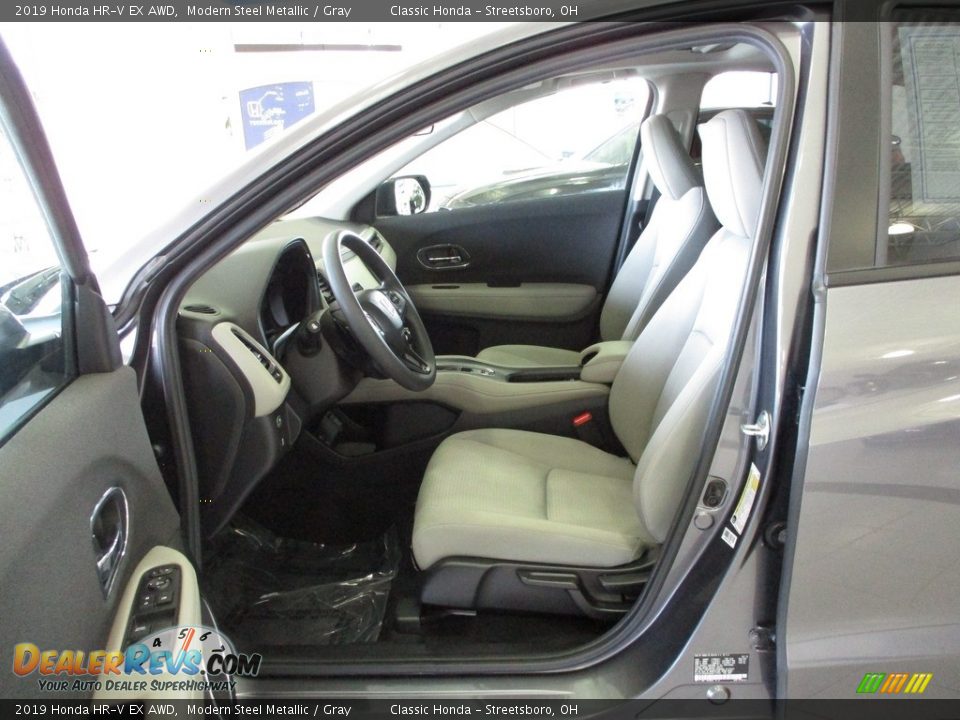 2019 Honda HR-V EX AWD Modern Steel Metallic / Gray Photo #27