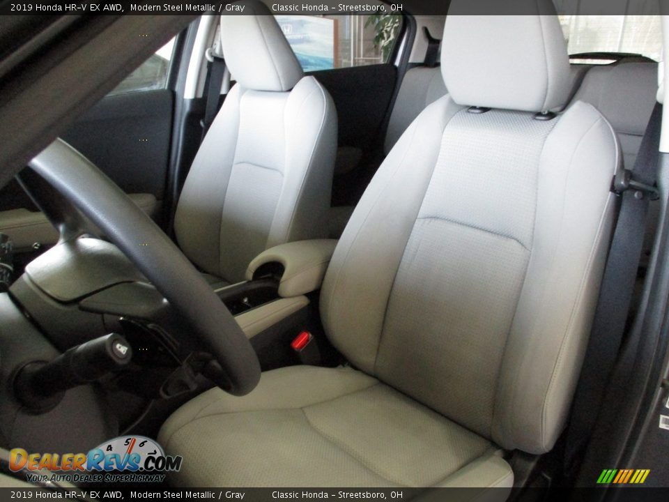 2019 Honda HR-V EX AWD Modern Steel Metallic / Gray Photo #28