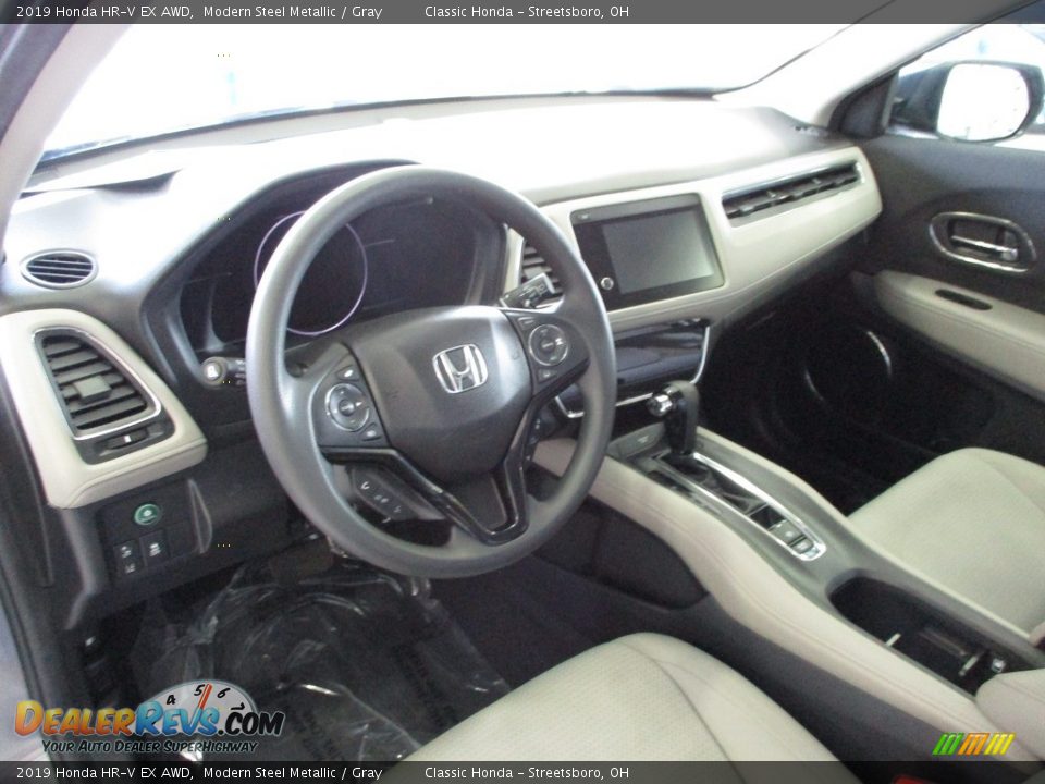 2019 Honda HR-V EX AWD Modern Steel Metallic / Gray Photo #29