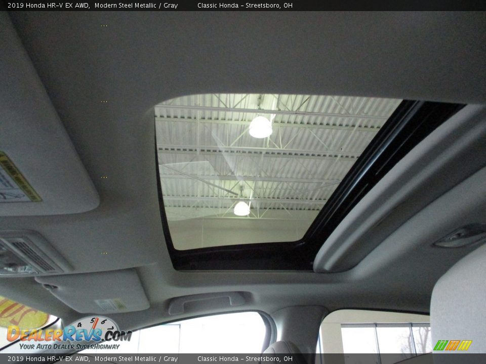 2019 Honda HR-V EX AWD Modern Steel Metallic / Gray Photo #30