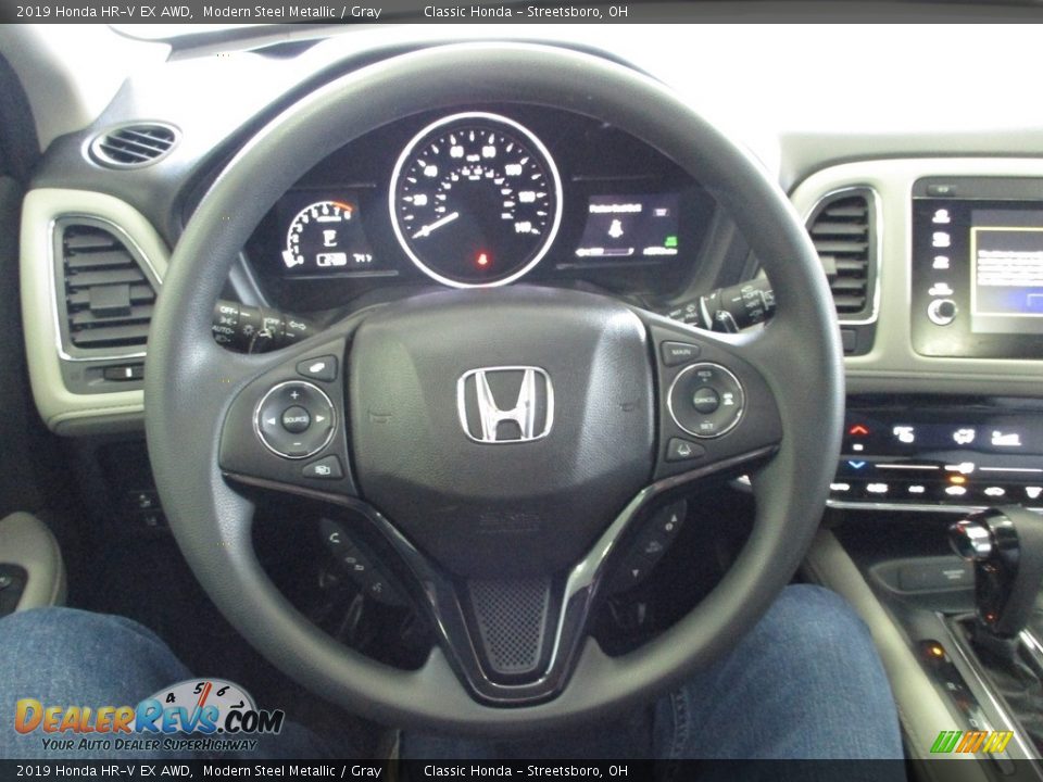 2019 Honda HR-V EX AWD Modern Steel Metallic / Gray Photo #32