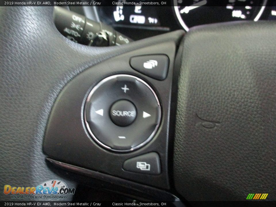 2019 Honda HR-V EX AWD Modern Steel Metallic / Gray Photo #34