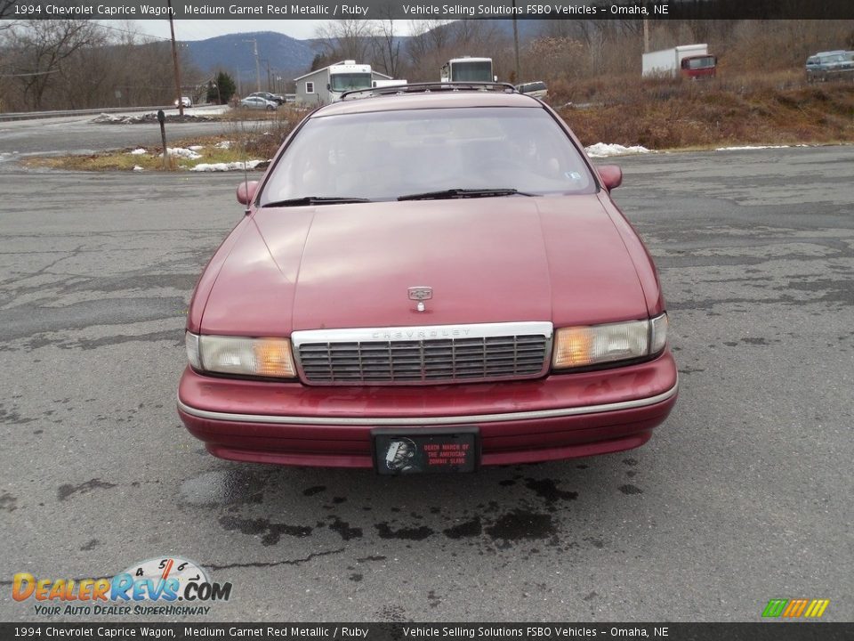 1994 Chevrolet Caprice Wagon Medium Garnet Red Metallic / Ruby Photo #12