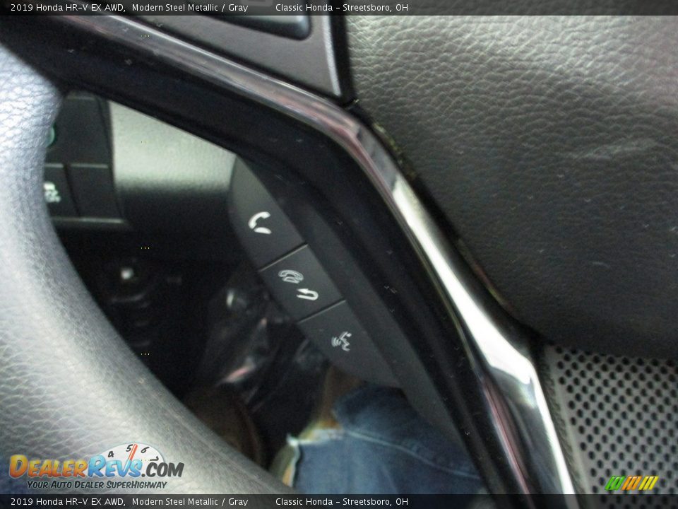 2019 Honda HR-V EX AWD Modern Steel Metallic / Gray Photo #35