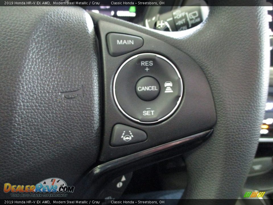2019 Honda HR-V EX AWD Modern Steel Metallic / Gray Photo #36