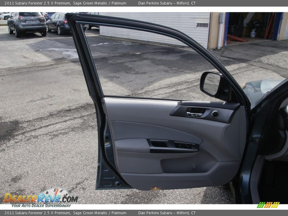 2011 Subaru Forester 2.5 X Premium Sage Green Metallic / Platinum Photo #9