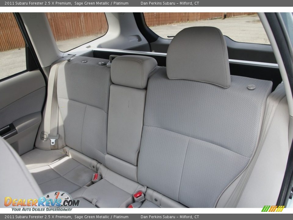 2011 Subaru Forester 2.5 X Premium Sage Green Metallic / Platinum Photo #13
