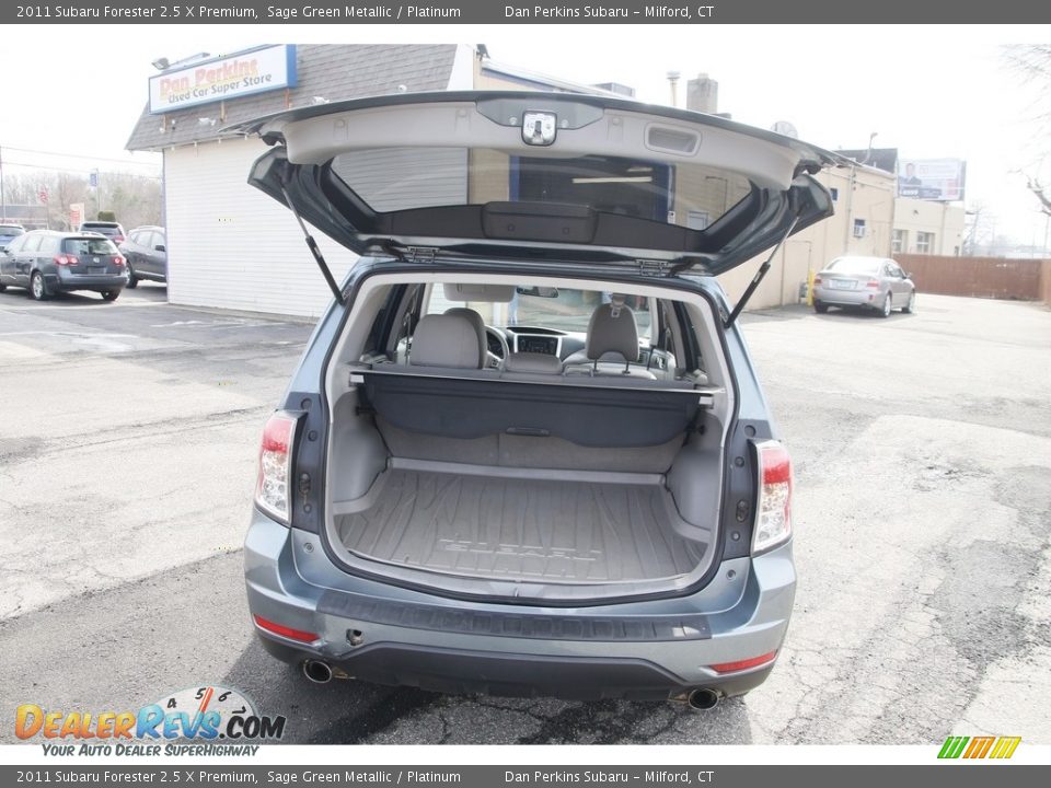 2011 Subaru Forester 2.5 X Premium Sage Green Metallic / Platinum Photo #14