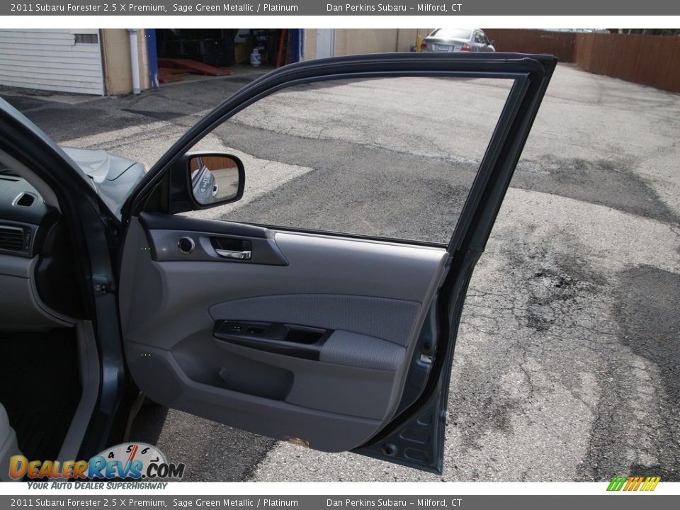 2011 Subaru Forester 2.5 X Premium Sage Green Metallic / Platinum Photo #17
