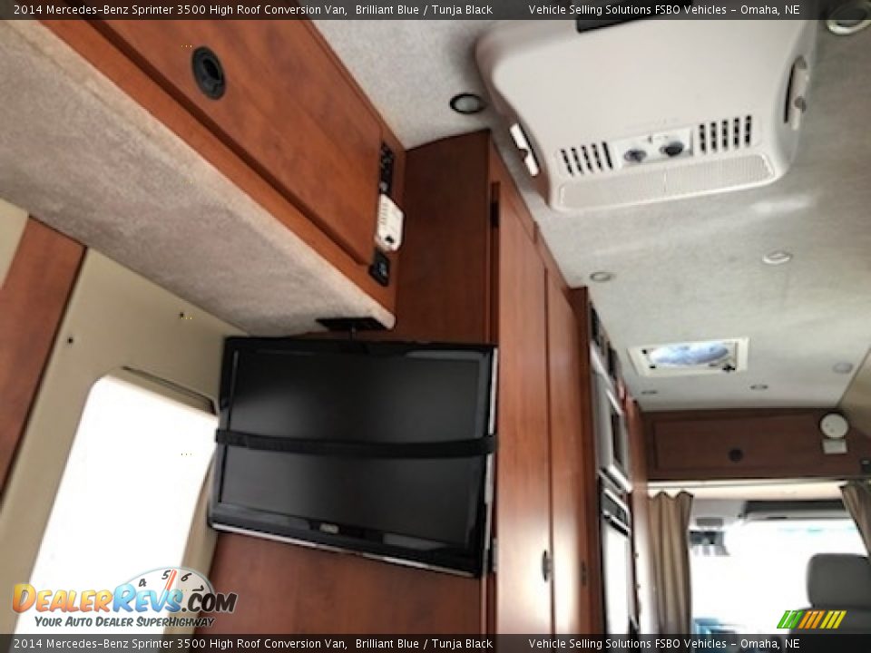 2014 Mercedes-Benz Sprinter 3500 High Roof Conversion Van Brilliant Blue / Tunja Black Photo #10