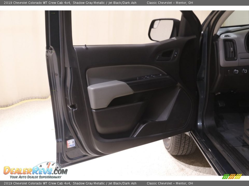 2019 Chevrolet Colorado WT Crew Cab 4x4 Shadow Gray Metallic / Jet Black/Dark Ash Photo #4