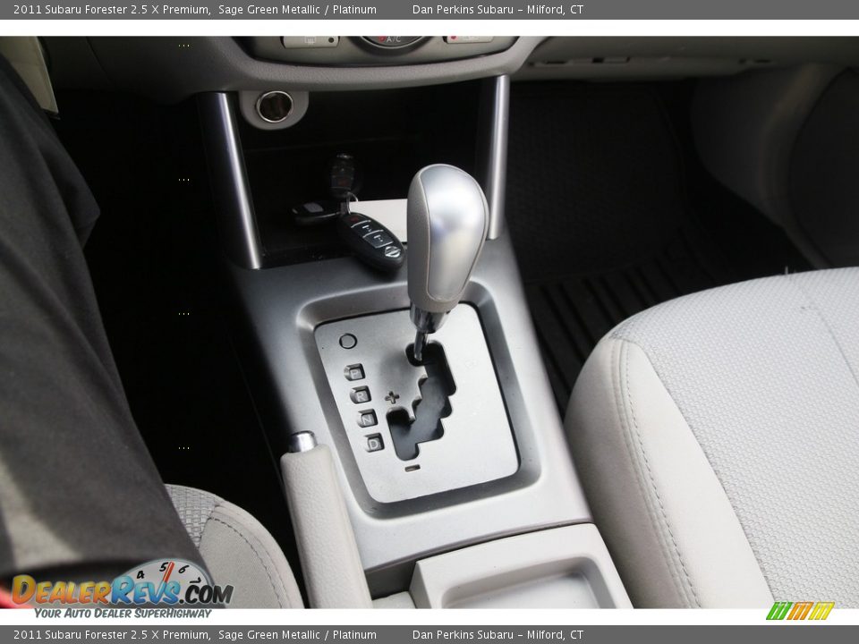 2011 Subaru Forester 2.5 X Premium Sage Green Metallic / Platinum Photo #20