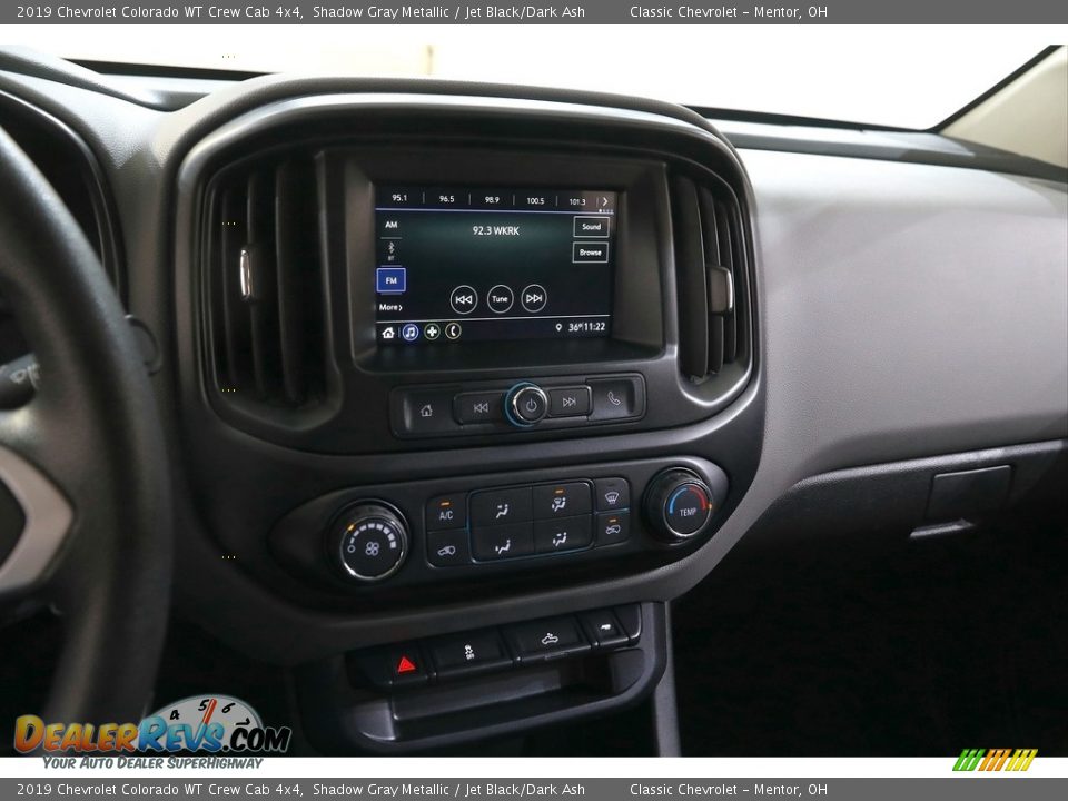 2019 Chevrolet Colorado WT Crew Cab 4x4 Shadow Gray Metallic / Jet Black/Dark Ash Photo #10