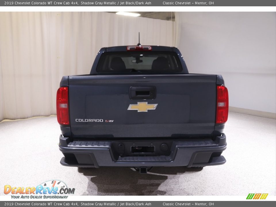 2019 Chevrolet Colorado WT Crew Cab 4x4 Shadow Gray Metallic / Jet Black/Dark Ash Photo #18