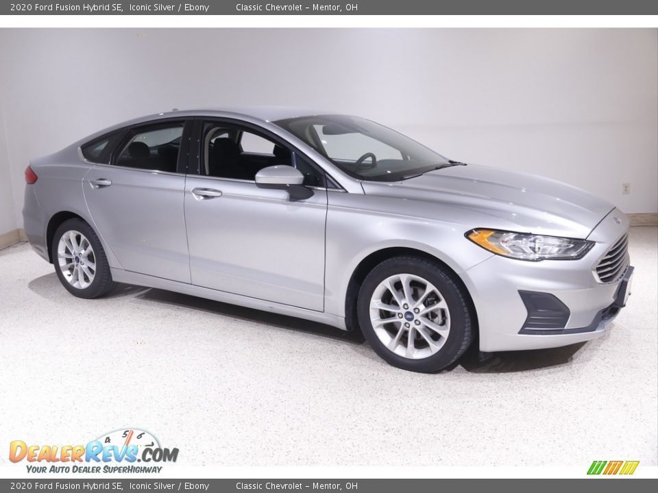 2020 Ford Fusion Hybrid SE Iconic Silver / Ebony Photo #1