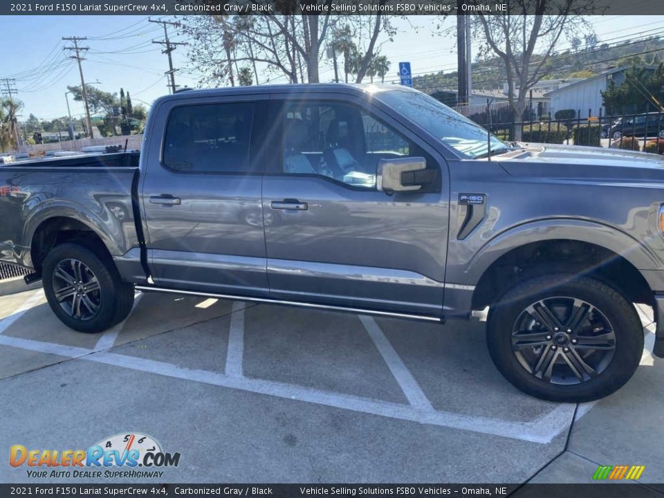 2021 Ford F150 Lariat SuperCrew 4x4 Carbonized Gray / Black Photo #1