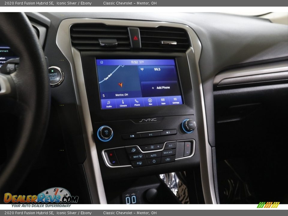 2020 Ford Fusion Hybrid SE Iconic Silver / Ebony Photo #9
