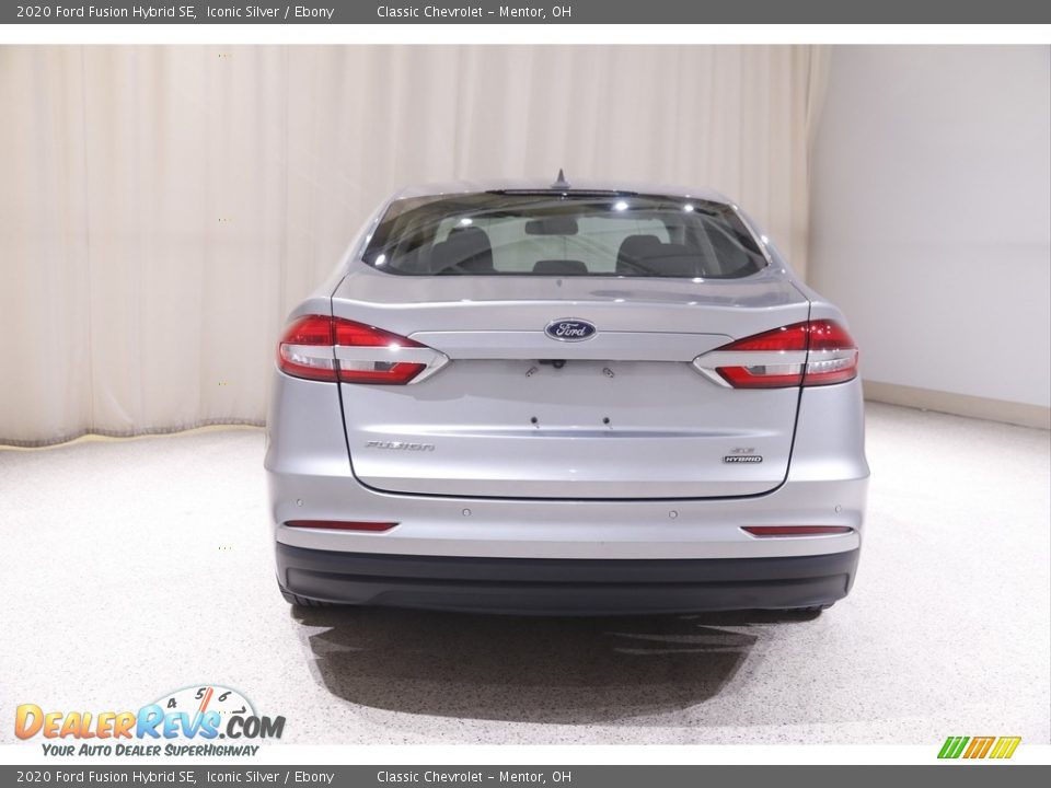 2020 Ford Fusion Hybrid SE Iconic Silver / Ebony Photo #17