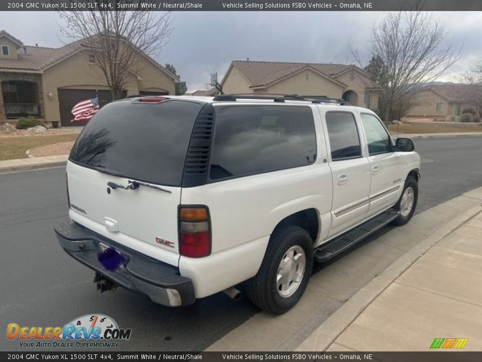 2004 GMC Yukon XL 1500 SLT 4x4 Summit White / Neutral/Shale Photo #17