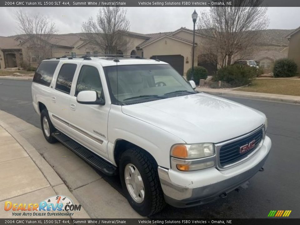 2004 GMC Yukon XL 1500 SLT 4x4 Summit White / Neutral/Shale Photo #18