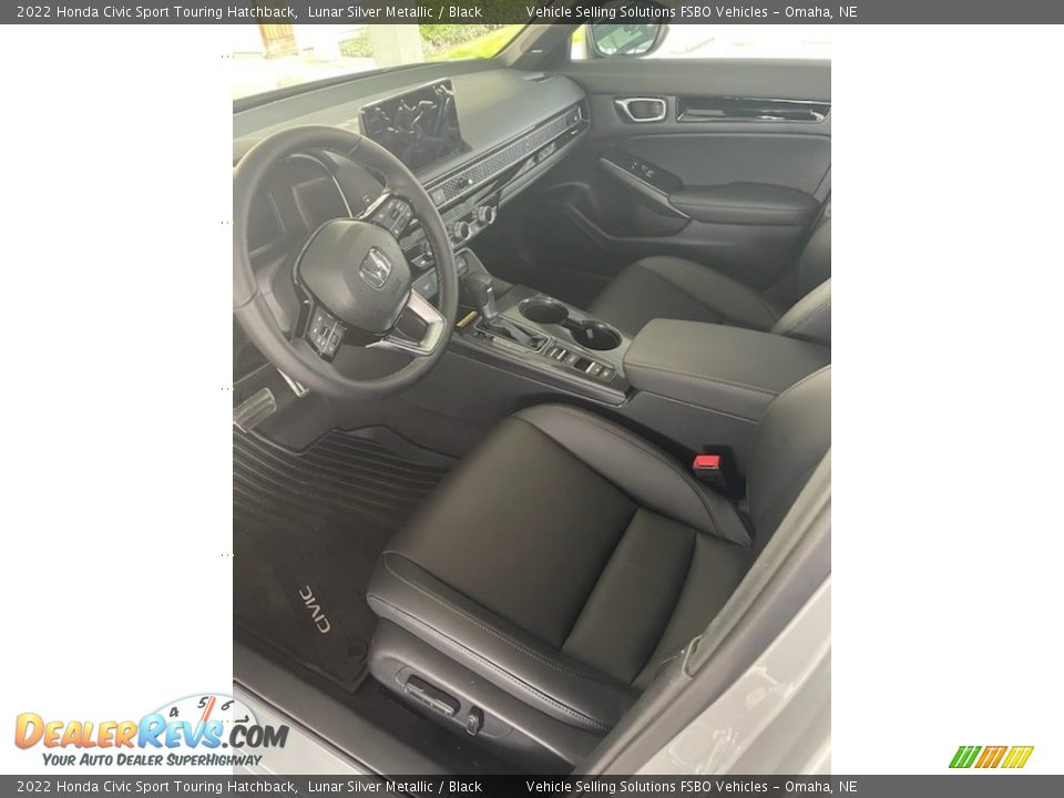 2022 Honda Civic Sport Touring Hatchback Lunar Silver Metallic / Black Photo #8