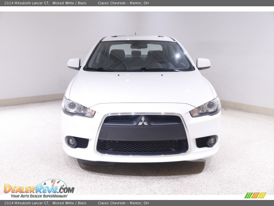 2014 Mitsubishi Lancer GT Wicked White / Black Photo #2